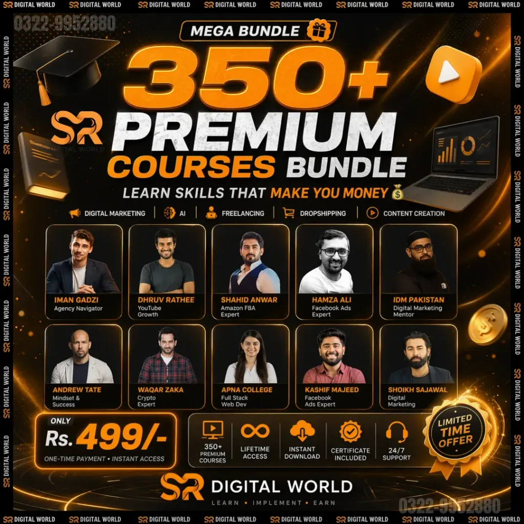 350+ Courses Bundle With Reselling Rights (Instant Access Within 30 Seconds)