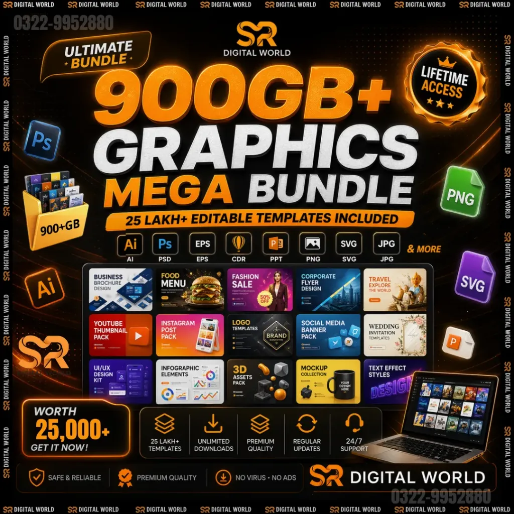 Graphic Designing Data Bundle Combo Pack