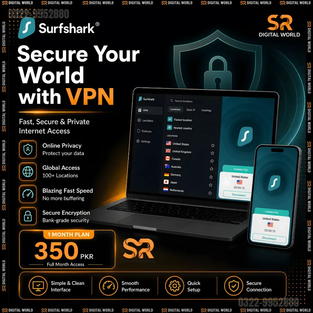 Surfshark VPN (1 Month)