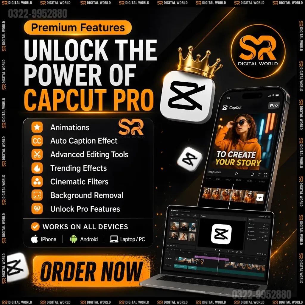CapCut Pro Subscription | Private Account | No Watermark | Instant Activation